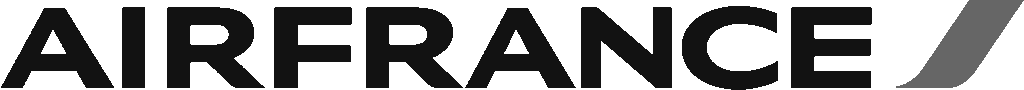 Logo Air France : Design noir et gris iconique